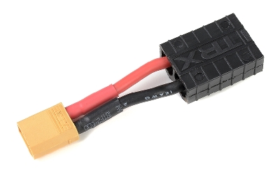 RC - Power adapterkabel - XT-30 connector man.  traxxas model connector man. - 14AWG Siliconen-kabel - 1 st
